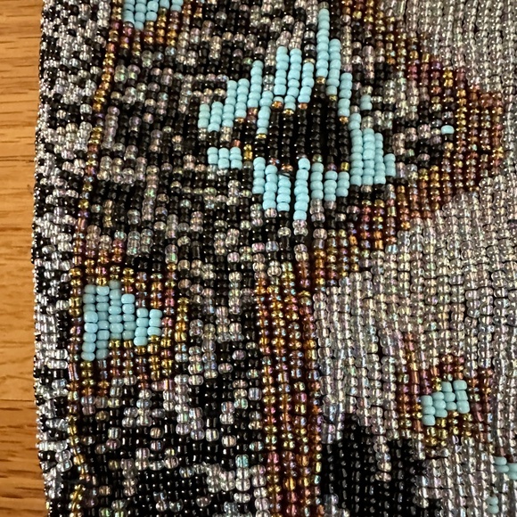 Deux Lux Beaded Shoulder Bag Hobo Bag - Picture 3 of 12